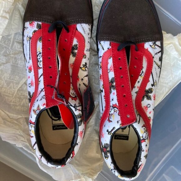 Vans "Stranger Things" skateboard shoes w/original shoe bag NWT - Picture 1 of 14